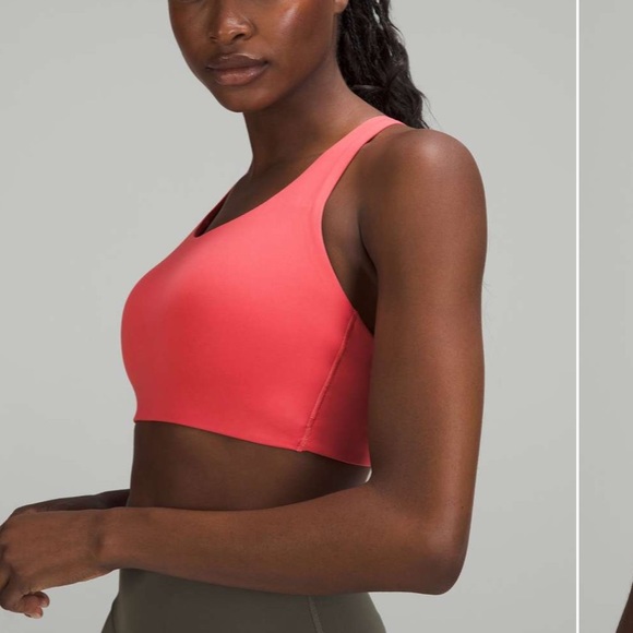 guc lululemon athletica Cross-Back Sports Bra in Pinkish orange 34c - Picture 4 of 11